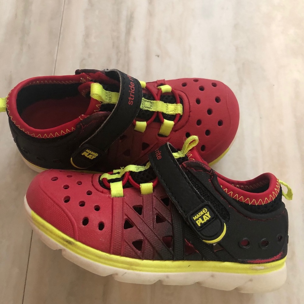 Red Stride Rite M2P Phibian Shoes